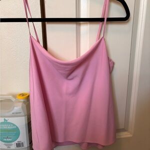 Topshop Pink Draped Cowl Neck Spaghetti Strap Camisole